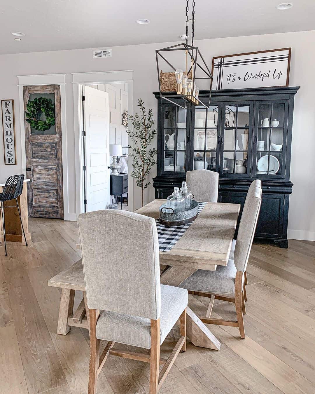 Light Wood Dining Table with X Base - Soul & Lane