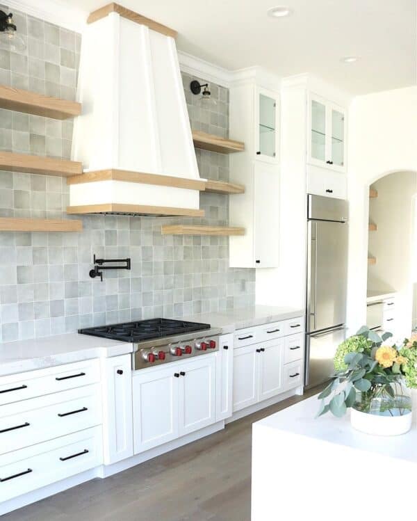 34 Floating Kitchen Shelves to Grace Your Walls