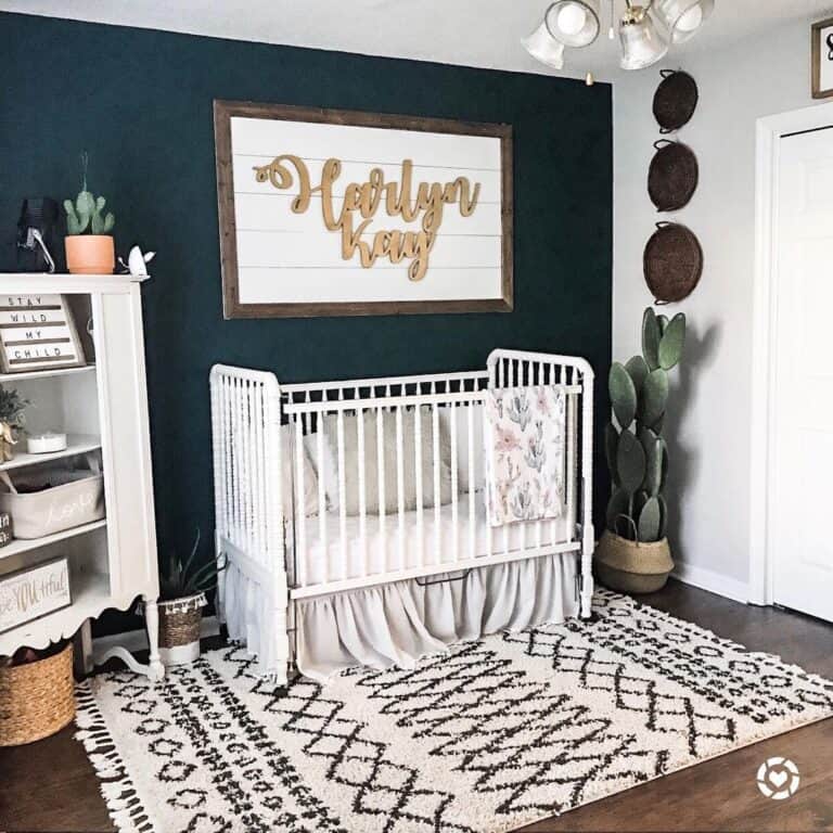 Modern Nursery Design for Girls