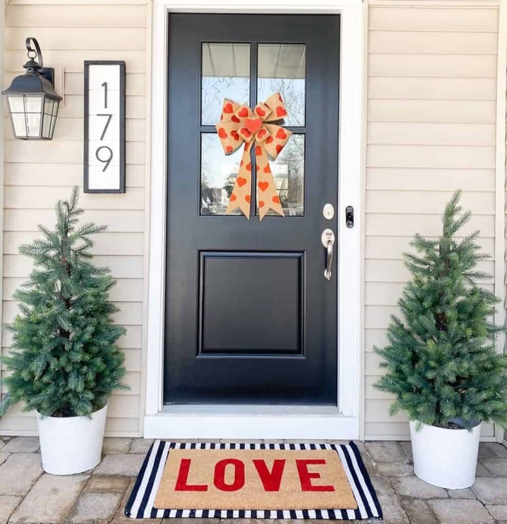 Pine Trees As Outdoor Front Door Plants Soul Lane pine-trees-as-outdoor-front-door-plants-soul-lane