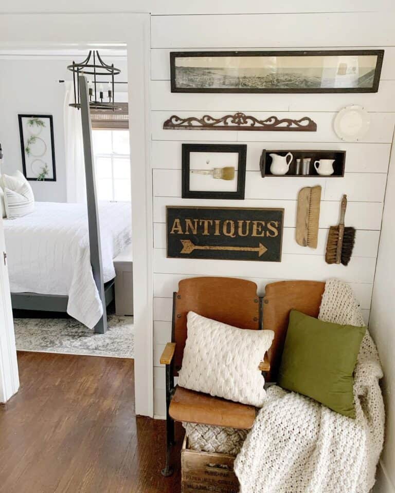 Tan and Black Farmhouse Gallery Wall