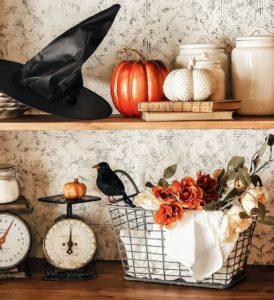 Vintage Halloween Vignette