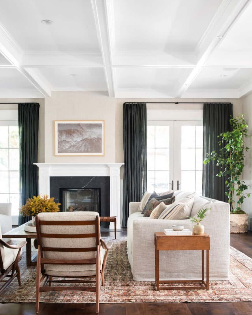 20 Black and White Living Room Ideas That Catch the Eye