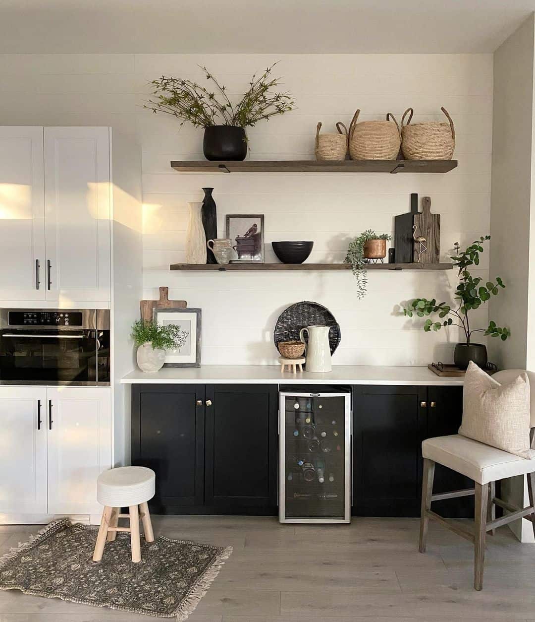 12 Black Floating Shelves to Accent Your Walls