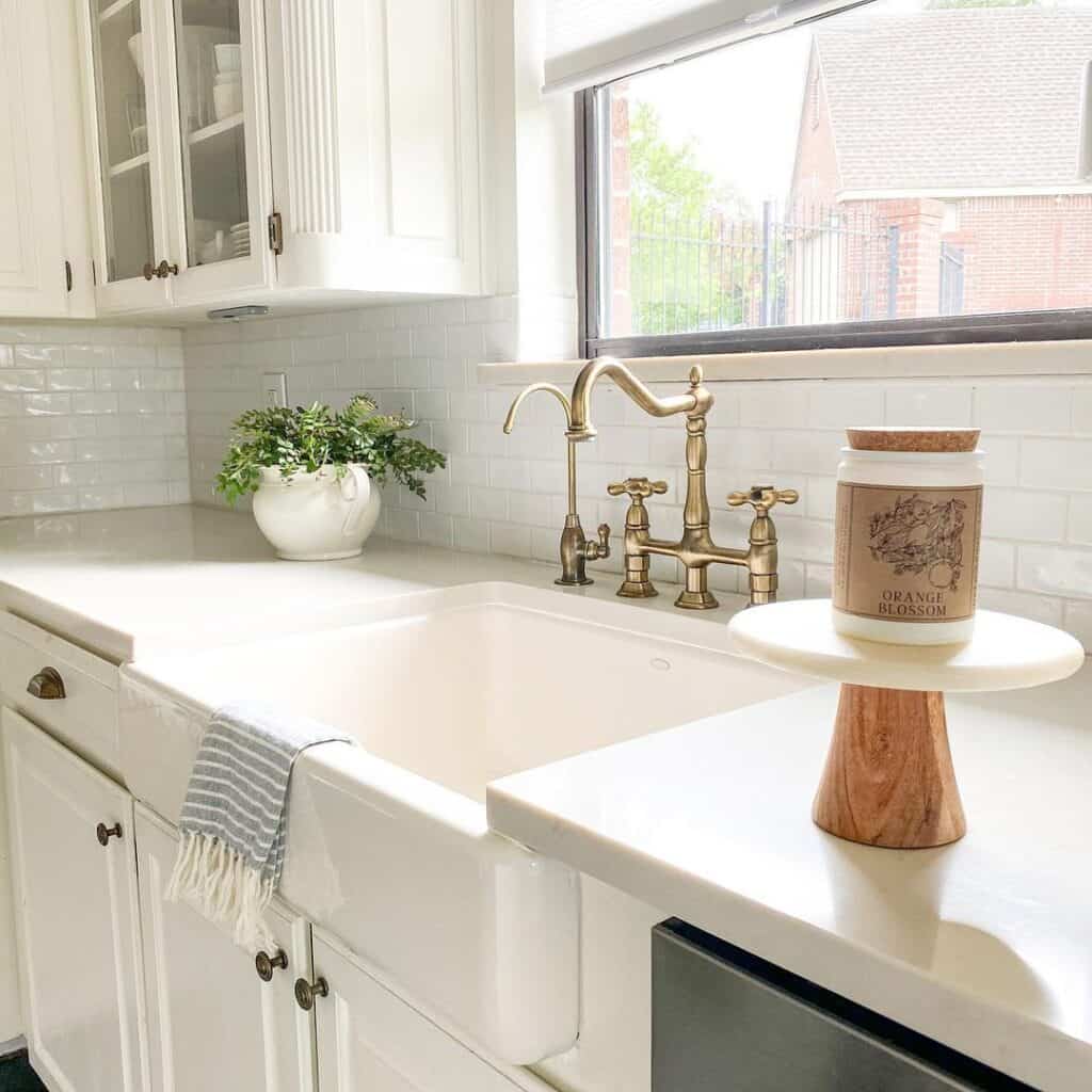 Antique Brushed Gold Kitchen Faucet Soul & Lane