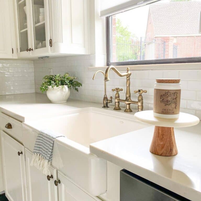 Antique Brushed Gold Kitchen Faucet