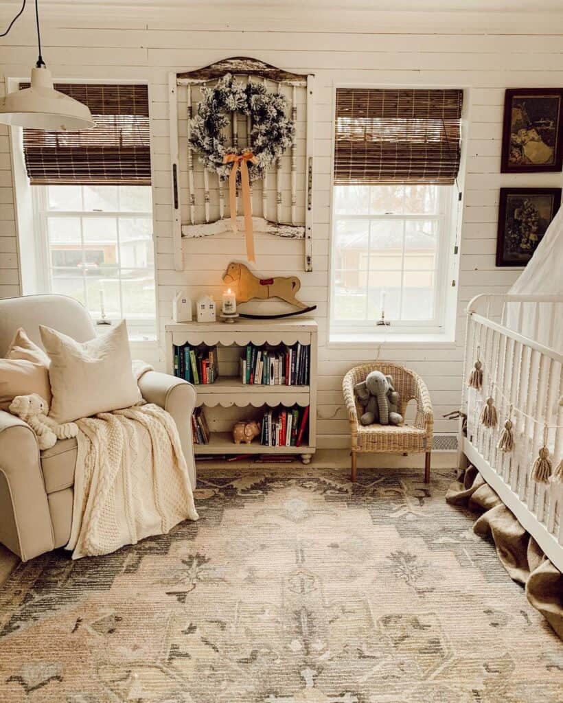 Farmhouse style nursery cheap