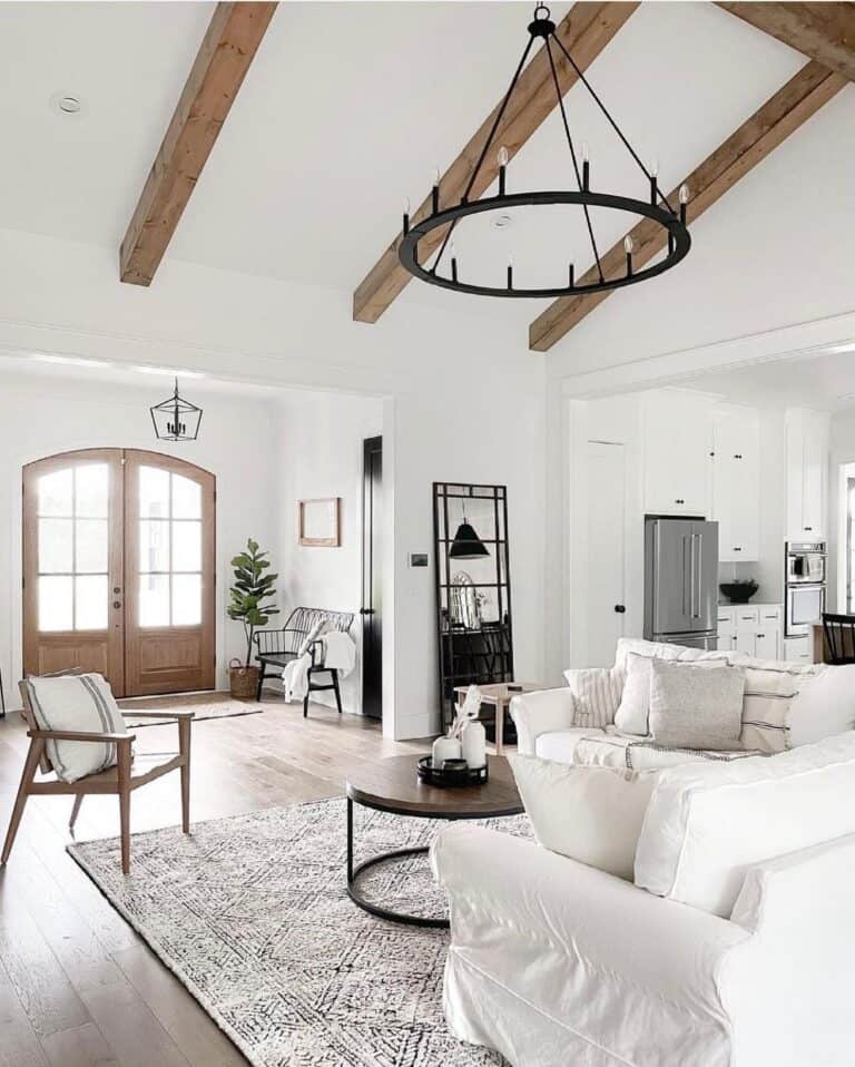 Arched Wood Front Door To Living Room Soul Lane arched-wood-front-door-to-living-room-soul-lane