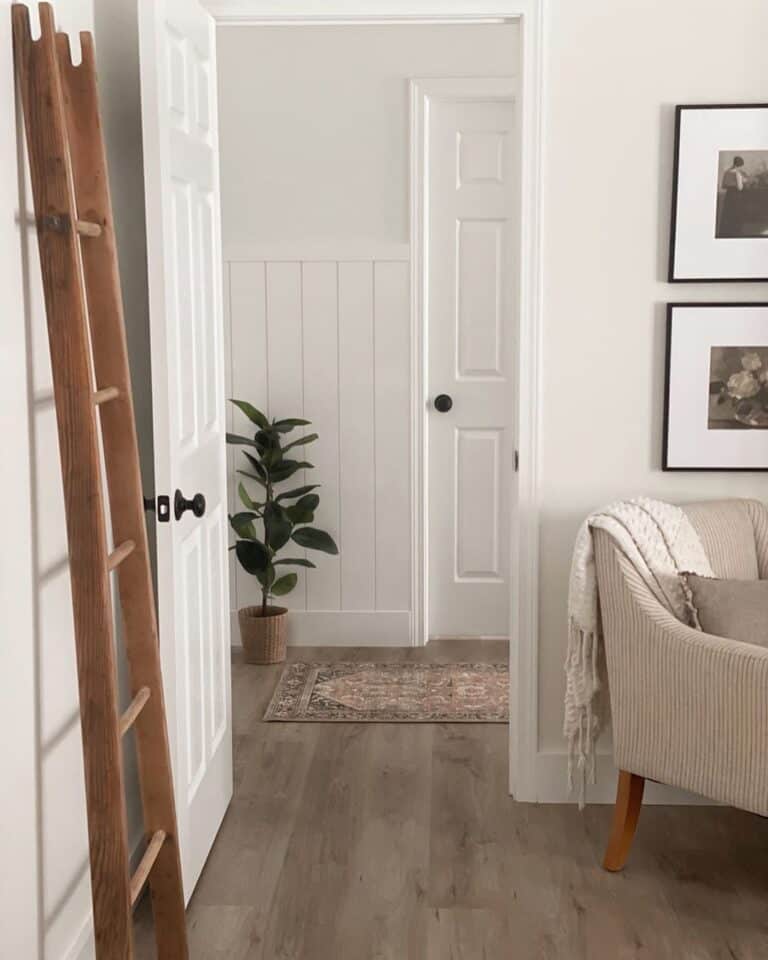 Bedroom and Hallway in Similar Style