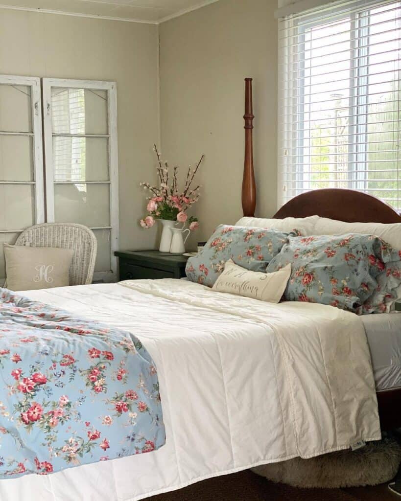 Beige Walls and a Wood Headboard Soul & Lane