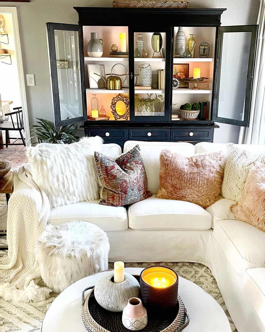 Black living room cabinet store