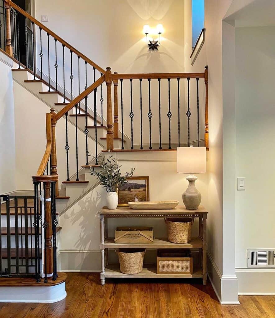 Black Double Light Wall Sconces for Stairwell