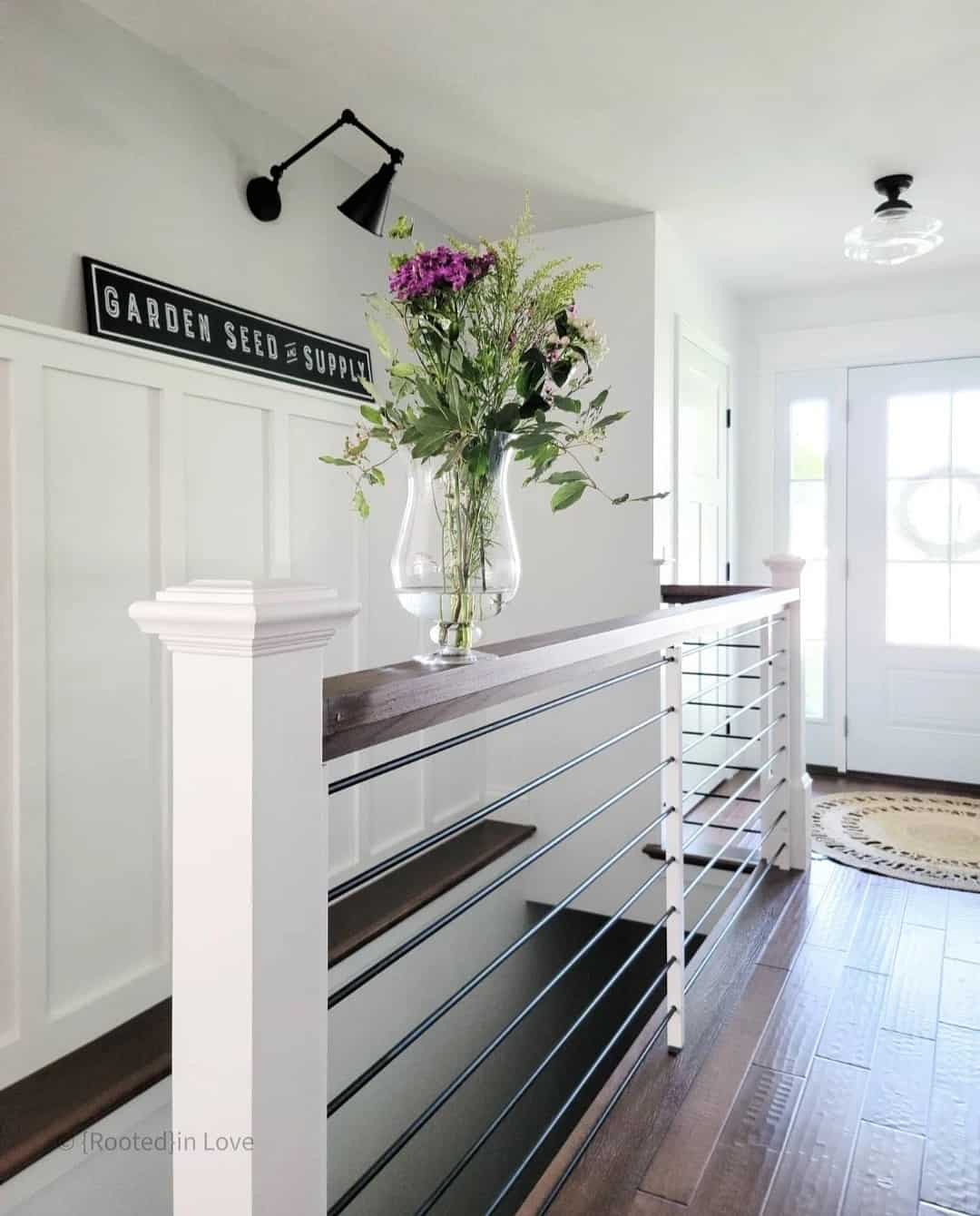 Black Staircase Wall Lighting for Half Wall Soul & Lane