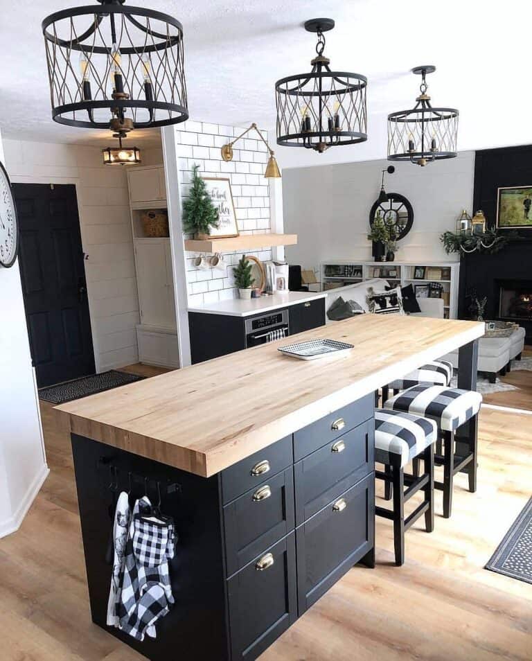 Black and White Checkered Kitchen Decor Soul & Lane