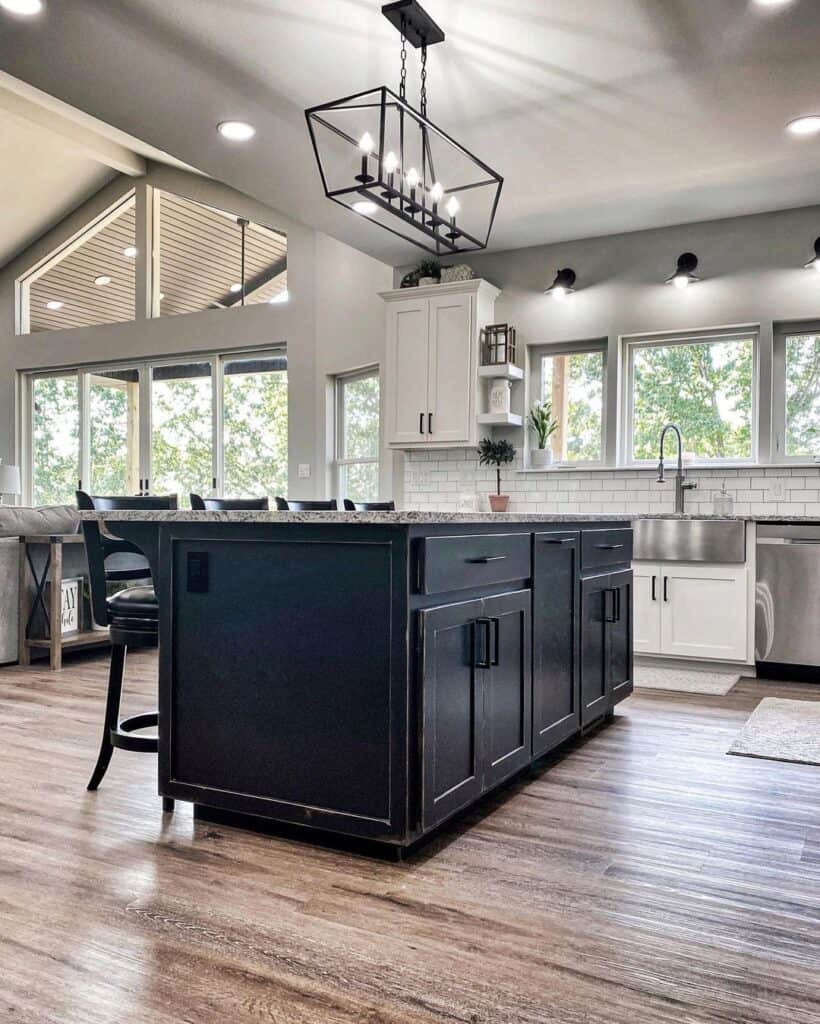 Black and White Modern Farmhouse Kitchen Soul & Lane