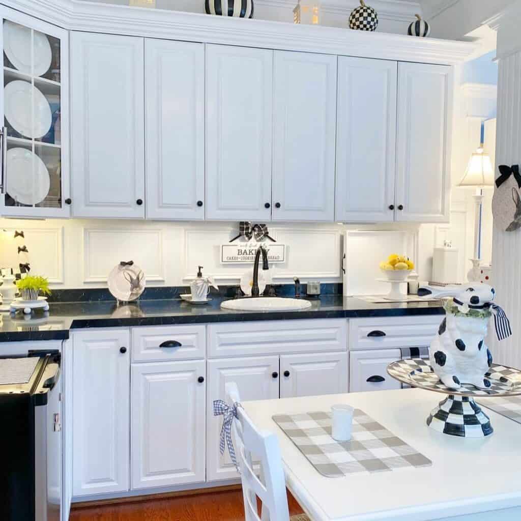 with Black and White Kitchen Decor Soul & Lane