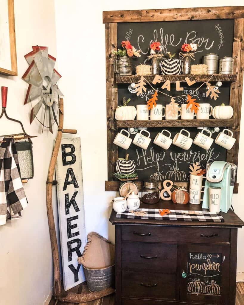 Chalkboard and Coffee Station Ideas