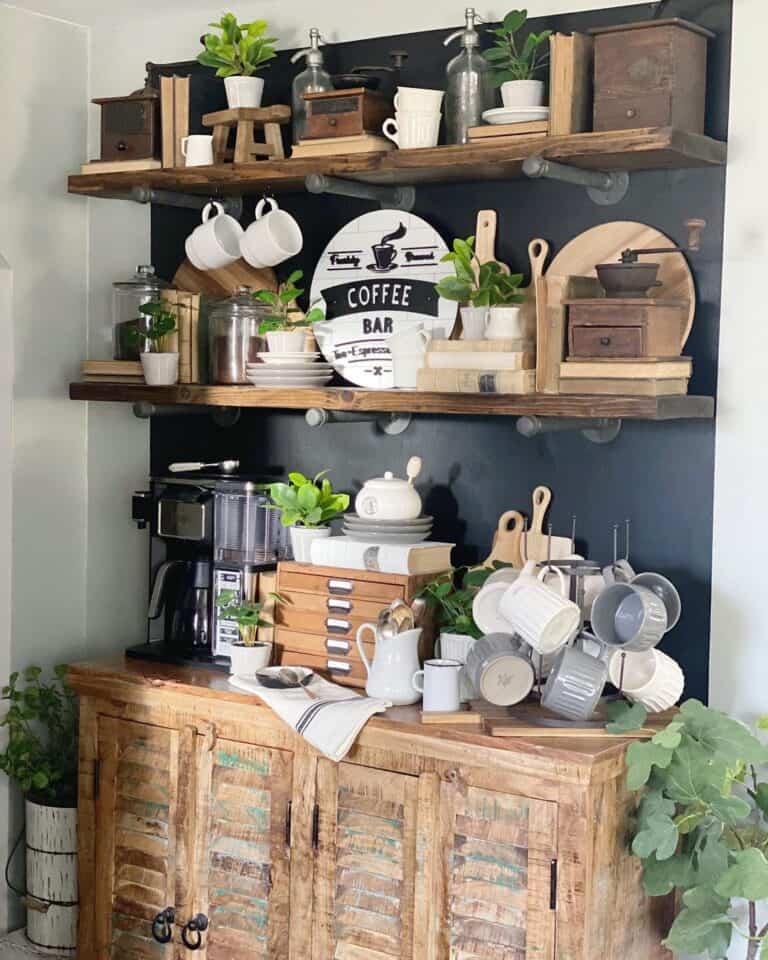 Coffee Station with Antique Twist Soul & Lane