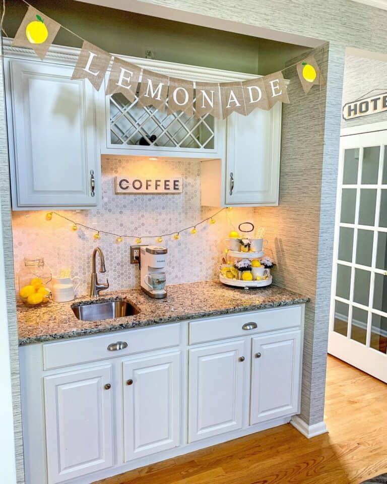 Coffee Station with Lemon Theme
