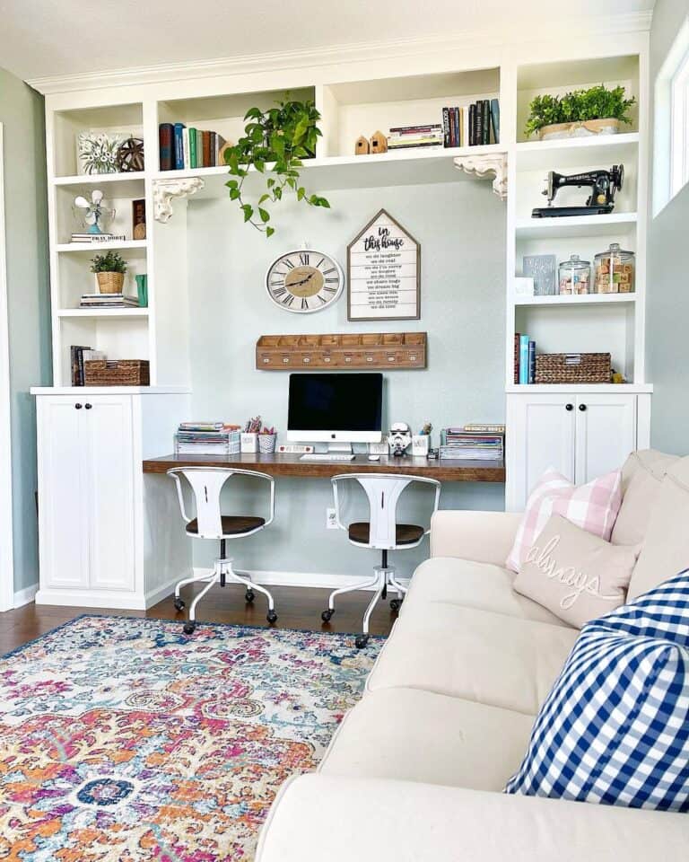 Colorful Home Office Area Rug