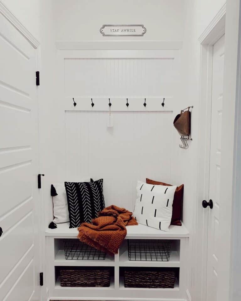 Compact Mud Room with Coat Rack Soul & Lane
