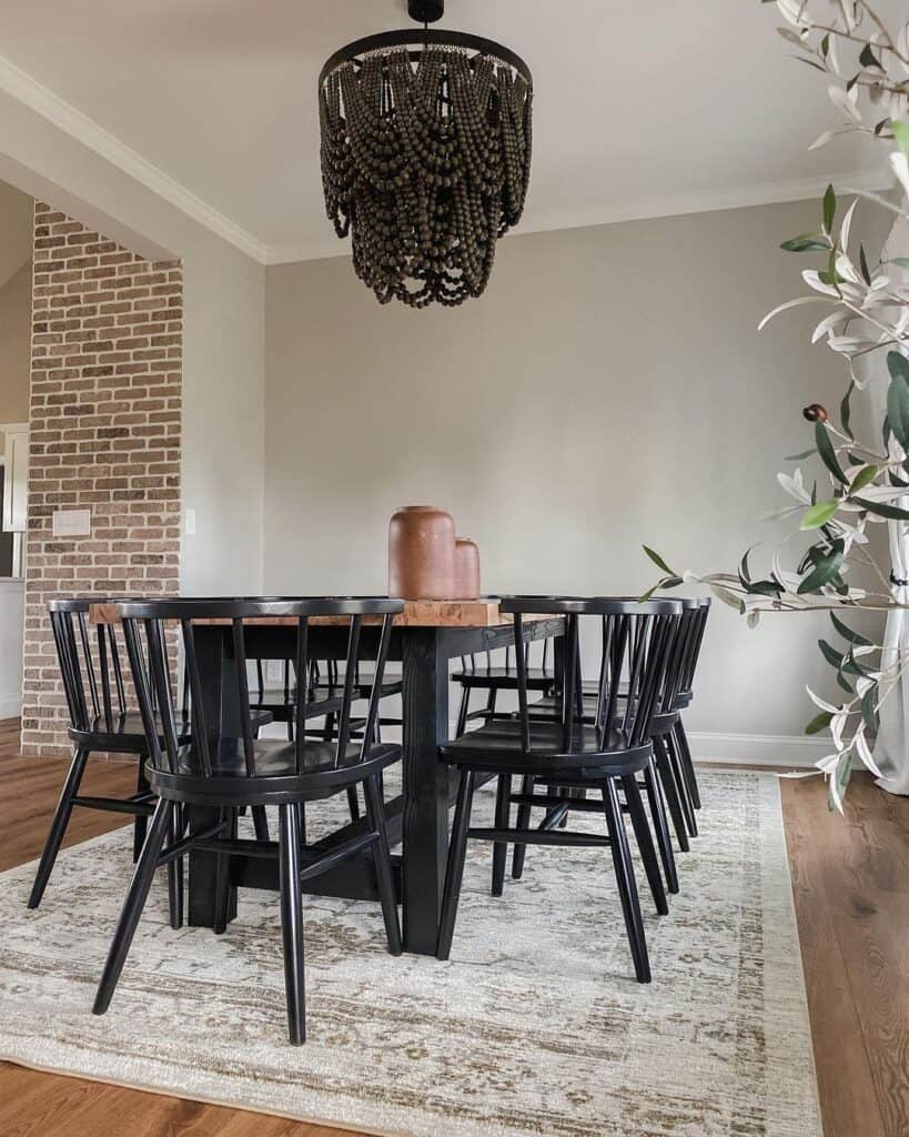 35 Dramatic Black Wood Dining Chairs That Make a Statement