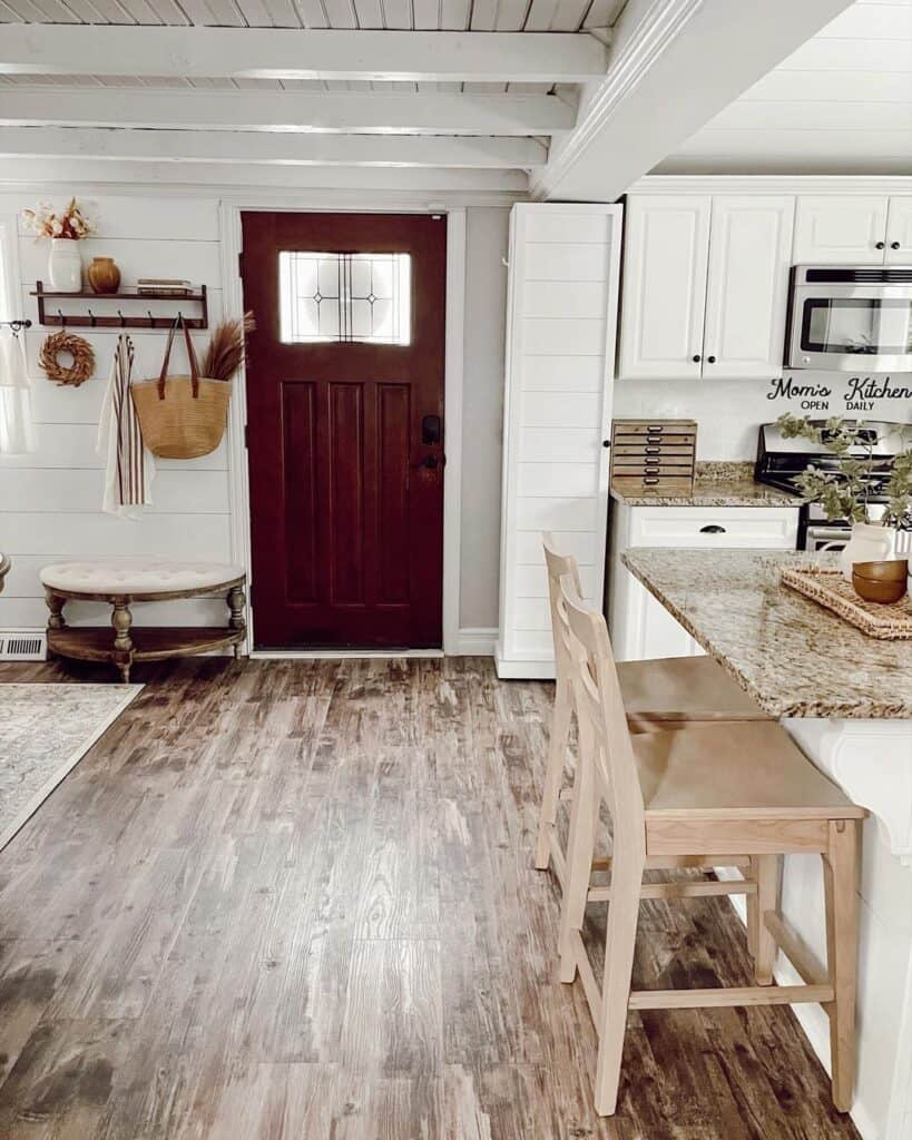 Entryway to Kitchen and Living Room