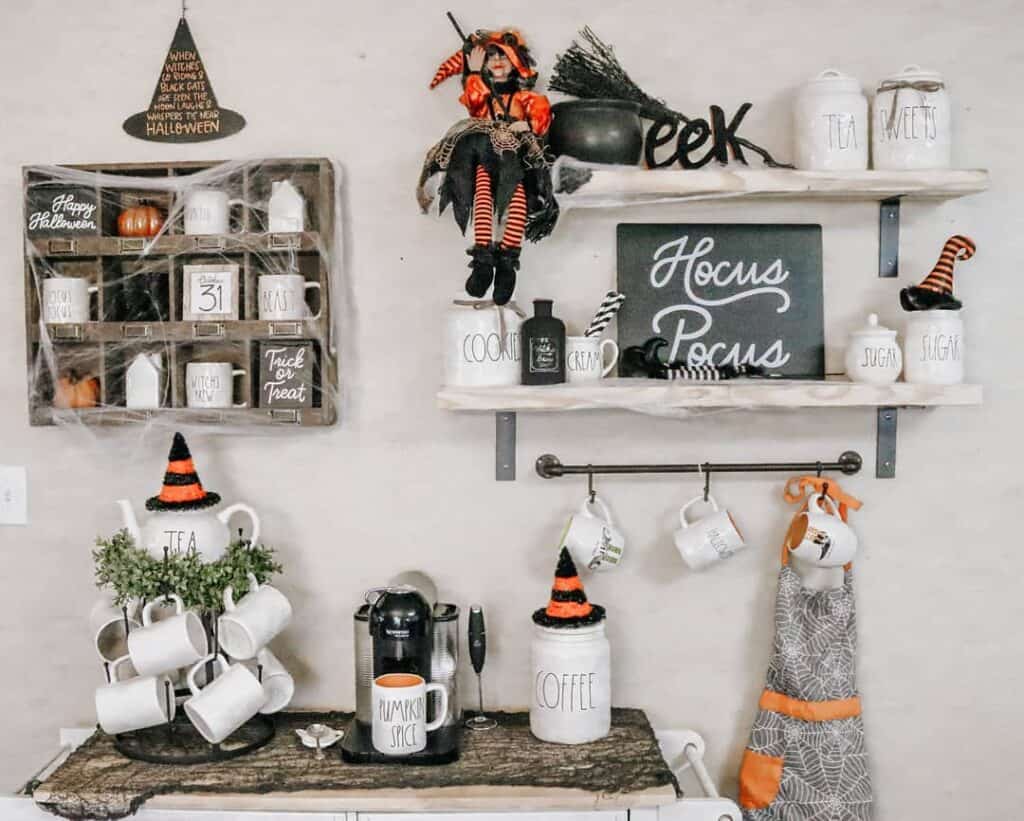 Halloween Coffee Station Ideas
