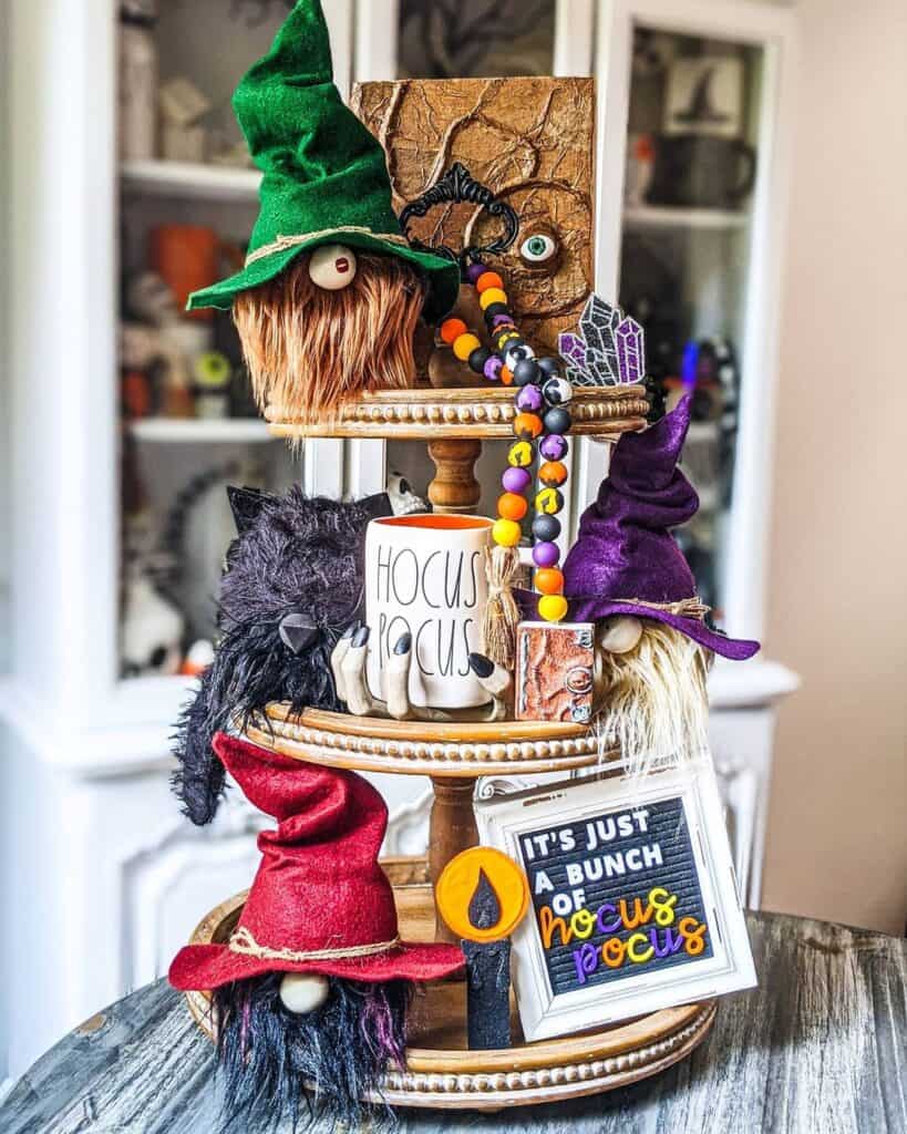 Hocus Pocus Inspired Tiered Tray