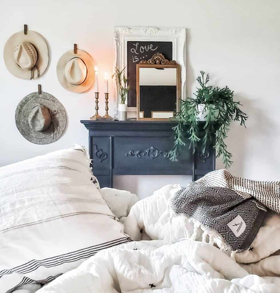 Scandi and Farmhouse Styled Bedroom