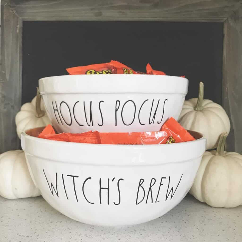 Spooky Bowls for Halloween Décor