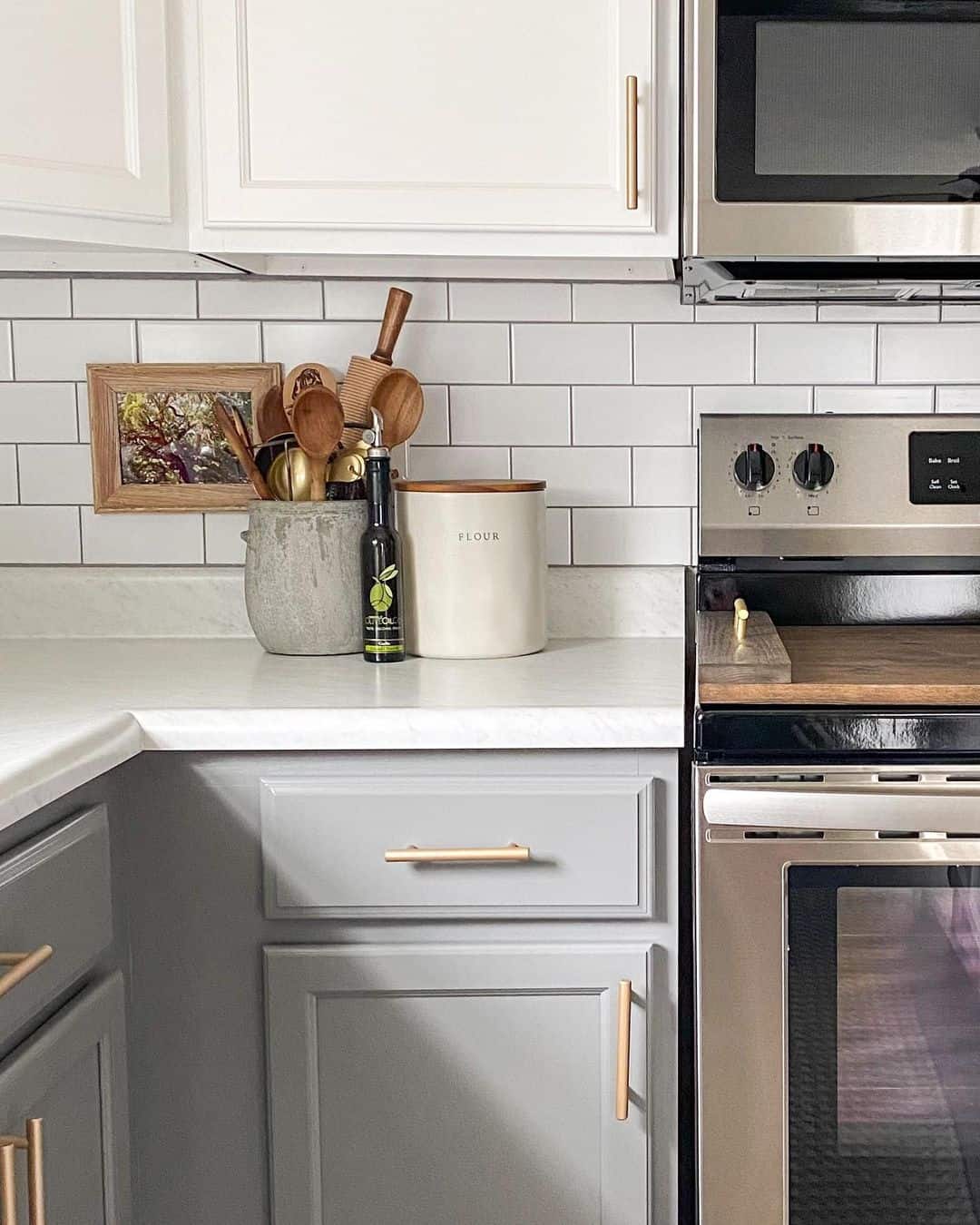 White Subway Tile Backsplash