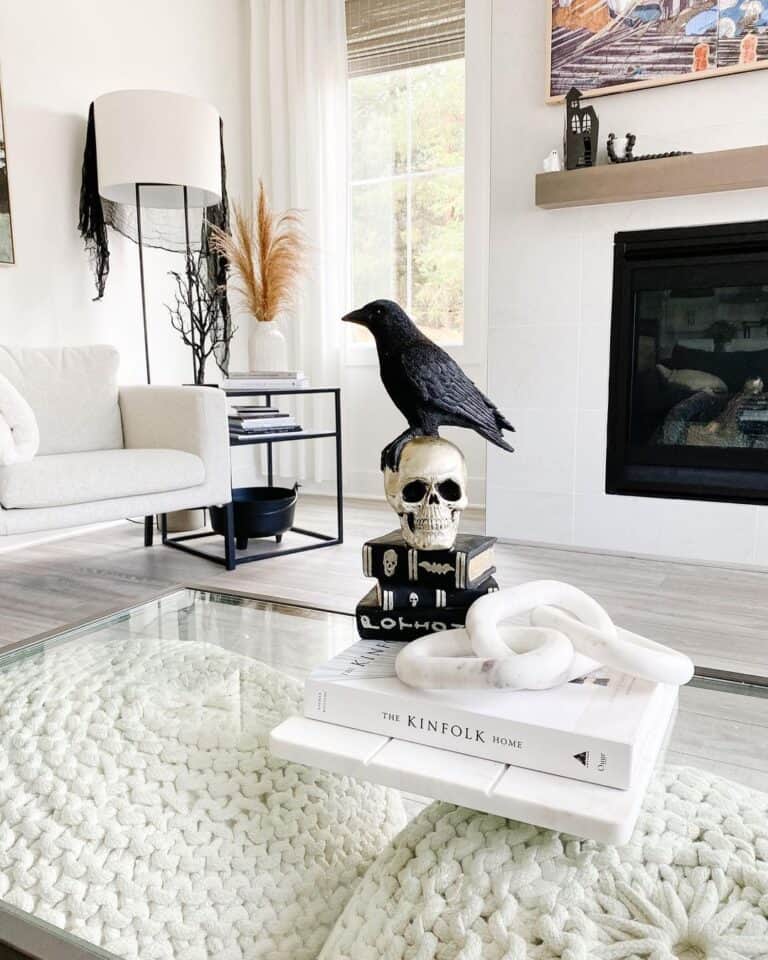 Subtle Halloween Décor For Living Room