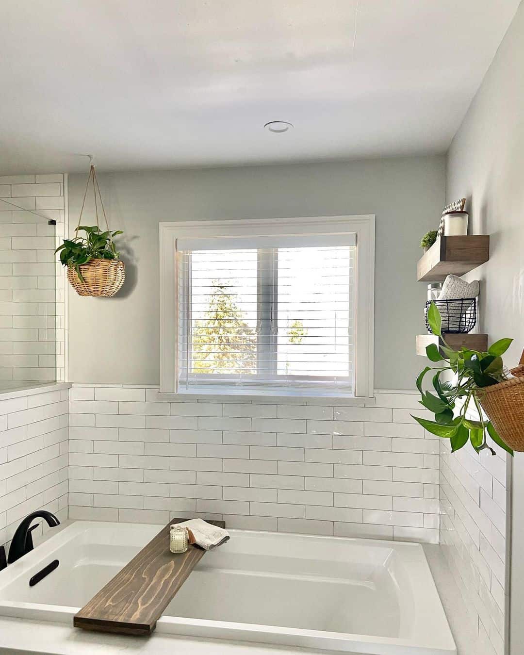 Subway Tile Alcove Bathtub with Caddy Soul & Lane