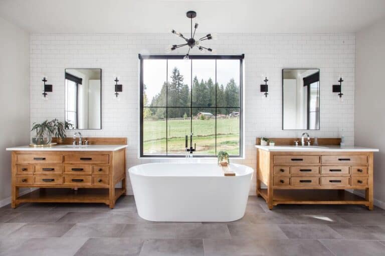Unique White Subway Tile Bathroom Ideas