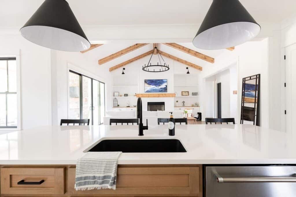 Vaulted Ceiling Kitchen Views