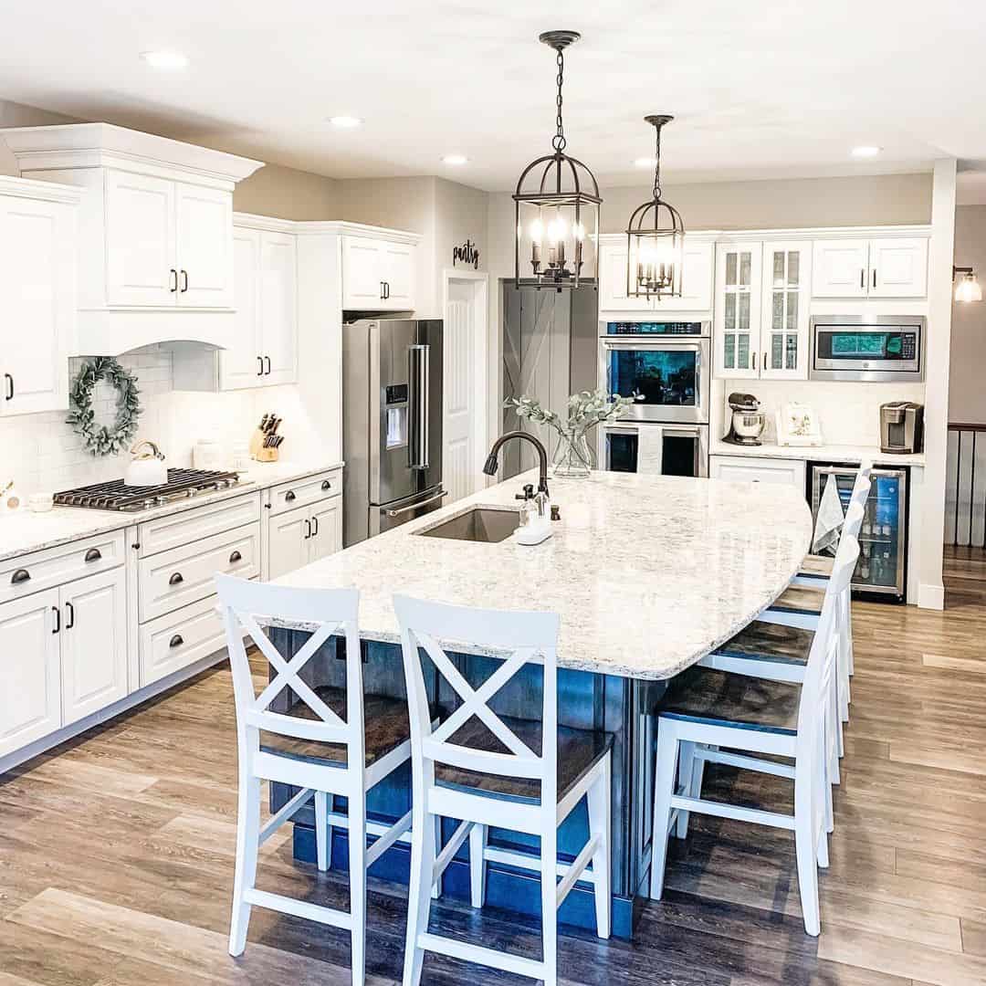 White Above Refrigerator Cabinets for Kitchen - Soul & Lane