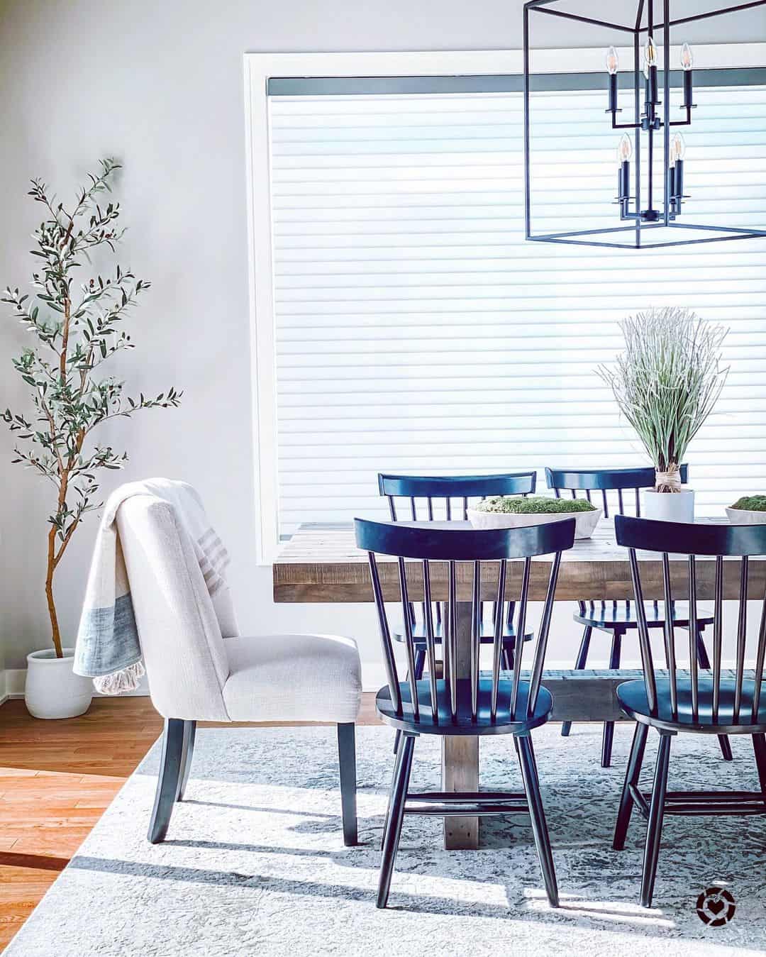 Wood Floor Dining Room with Windsor Chairs Soul & Lane