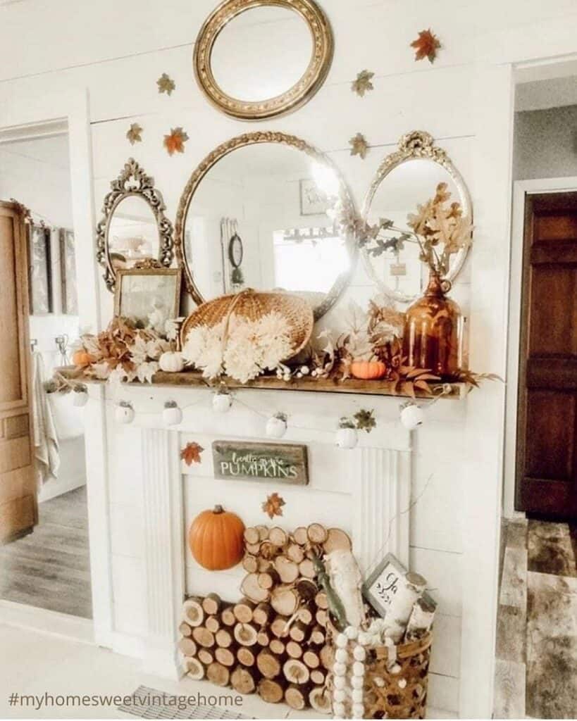 Abundant Autumn Mantel