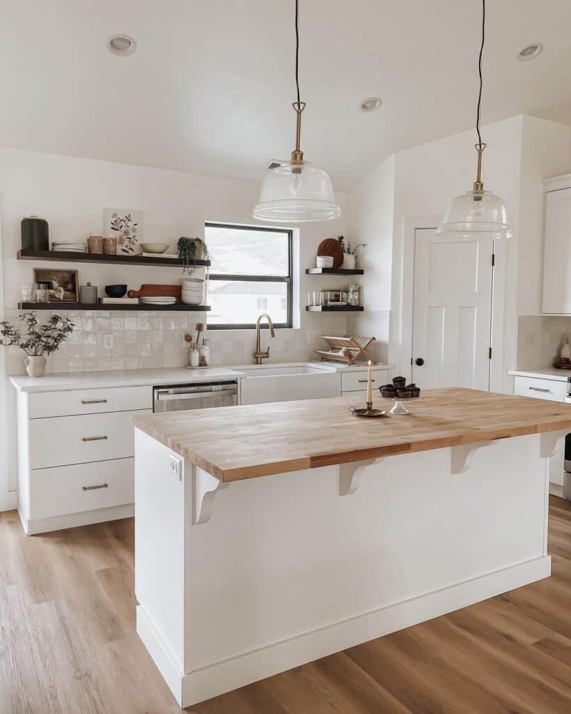 Butcher Block Kitchen Bar