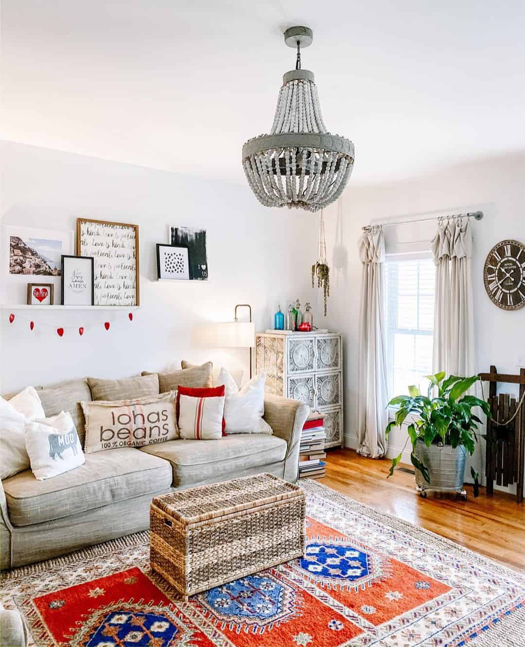 Colorful Living Room with Wall Decor - Soul & Lane