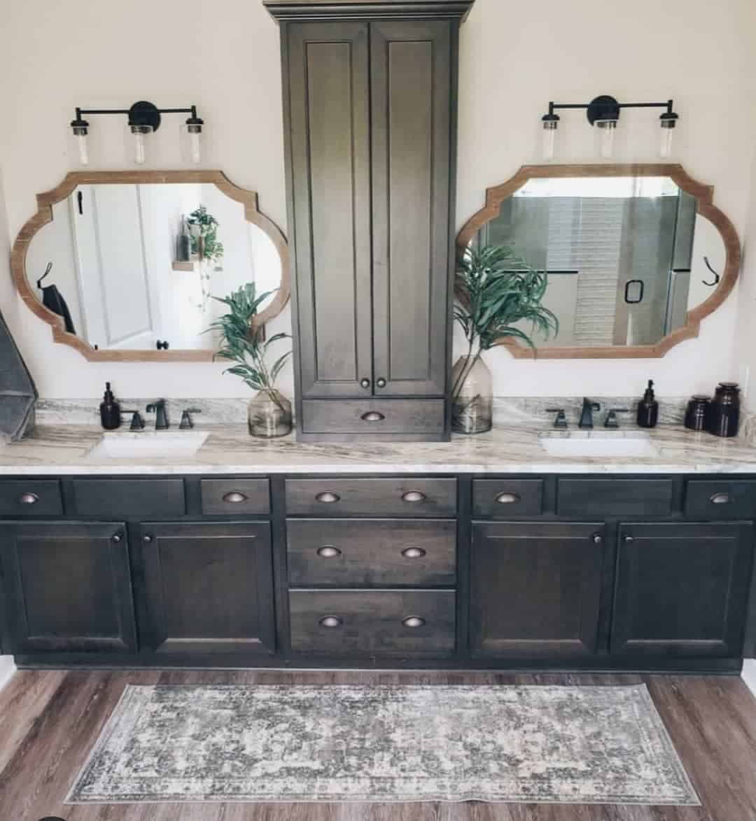 30 Wood Double Vanity Ideas for a Pretty and Purposeful Bathroom