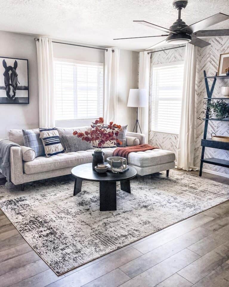 Dramatic Round Coffee Table Decor Ideas