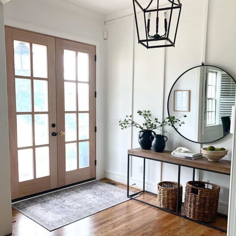 Entryway With Double Front Doors