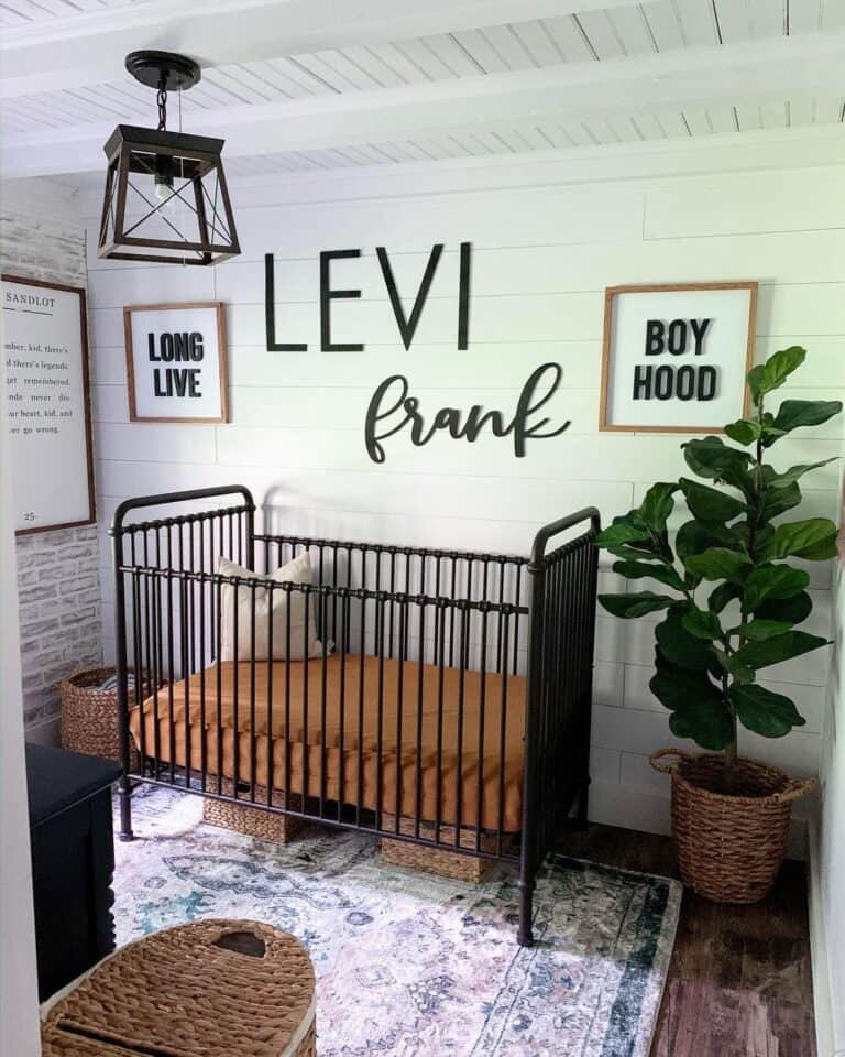 Farmhouse-Inspired Boy Nursery Design