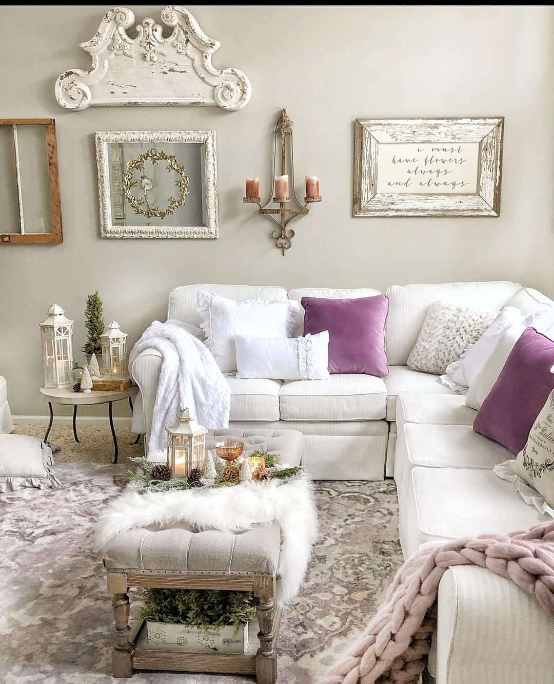 Faux Fur Ottoman Decor - Soul & Lane