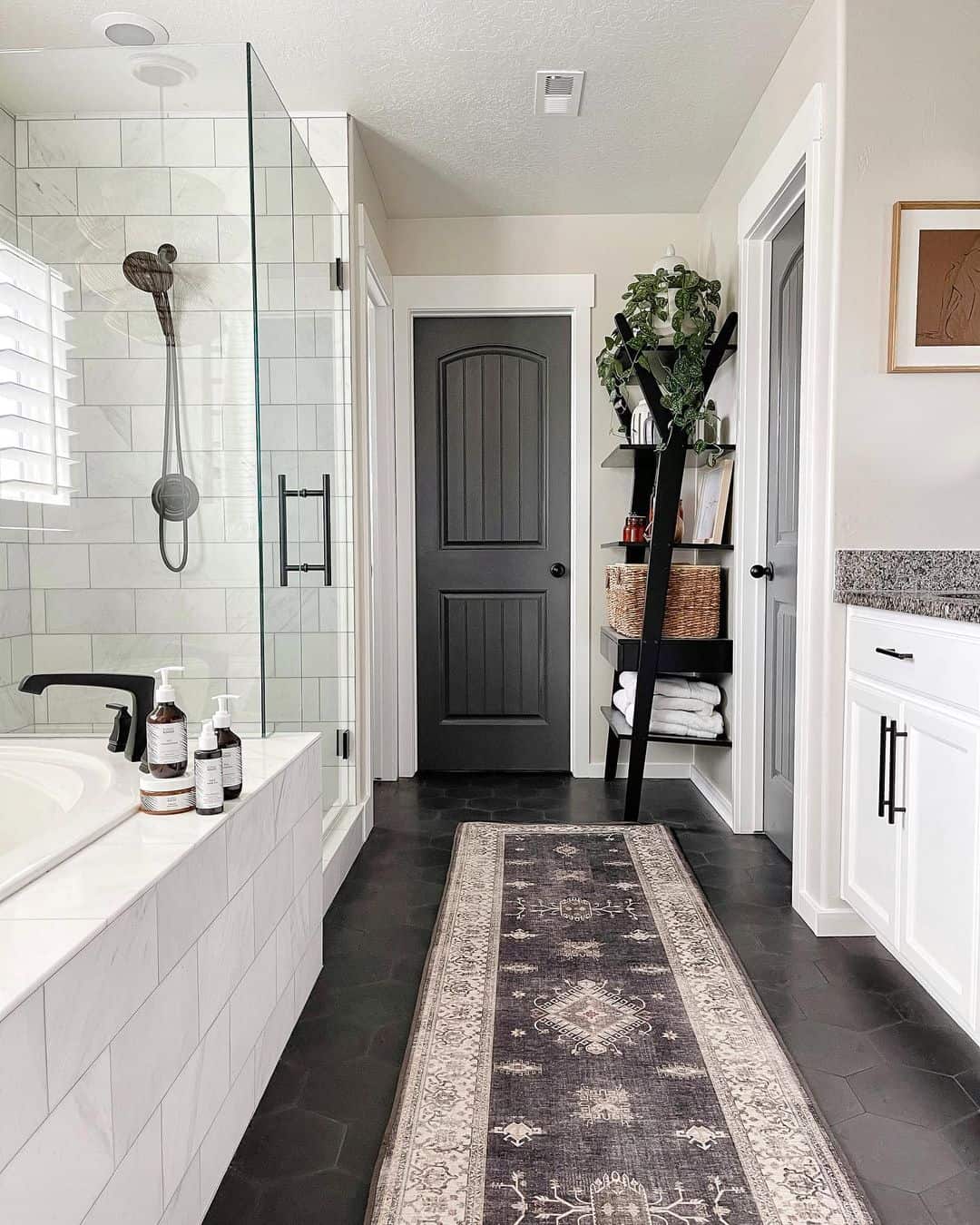 Ideas for Dark Bathroom Doors and Décor Soul & Lane