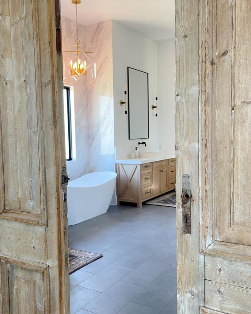 Ideas for Rustic Bathroom with Modern Touches