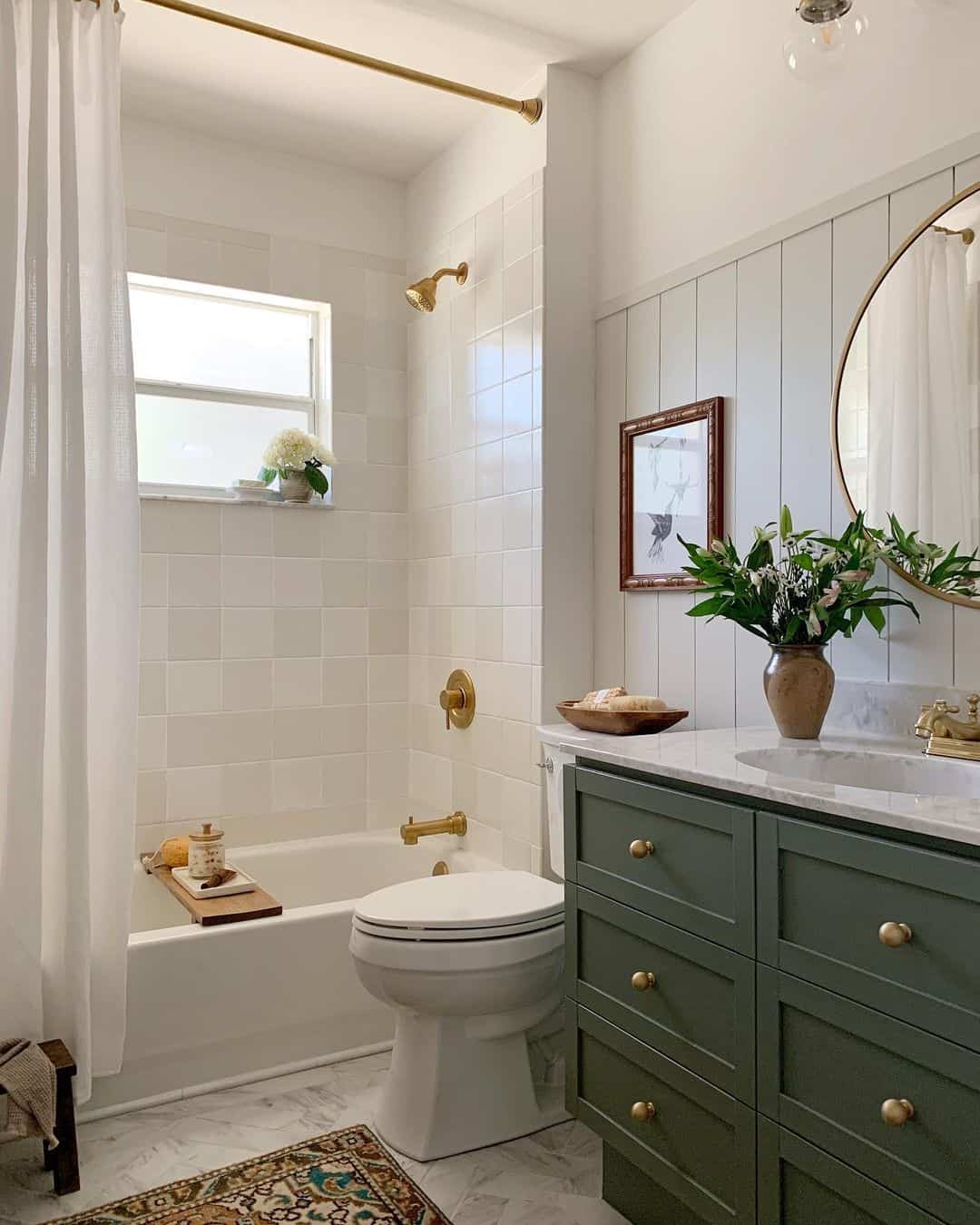 25 Herringbone Tiles Bathroom Ideas to Sprinkle Personality