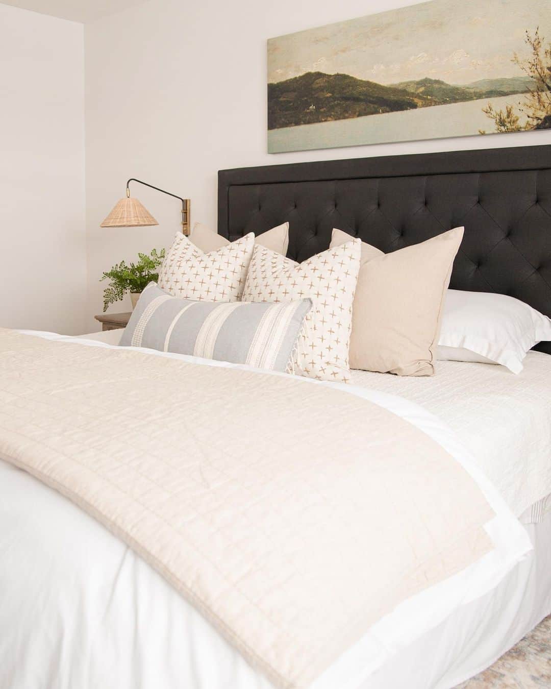 Pink Quilt Blanket on White Bedding - Soul & Lane